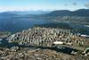 Vue aérienne de Vancouver