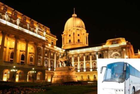 Budapest Bains Gellert - bus en coin