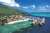 Vue du ciel - Des Iles des Ailes - 2 Iles - Tahiti/Moorea