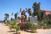 statue sur l'île de gorée