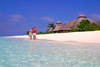 plage - kuredu island beach bungalow