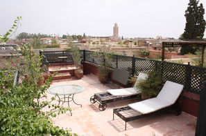 Maroc-Marrakech, Riad Dromadaire Bleu
