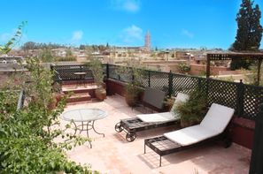 Maroc-Marrakech, Riad Dromadaire Bleu