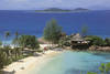 vue aérienne de la plage - lemuria resort