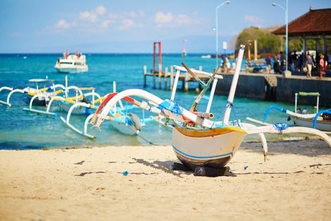 Bali-Denpasar, Circuit Soleil de Bali et ses plages 5*
