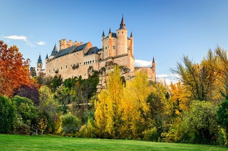 Espagne-Madrid, Circuit Des chateaux en Espagne 4*