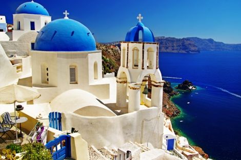 Grèce : Les Cyclades-Ile d'Andros, Circuit Combiné 3 îles : Mykonos - Paros - Santorin en 15 jours 2*