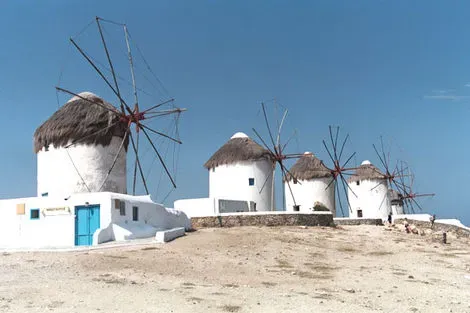Grèce : Les Cyclades-Ile d'Andros, Circuit Combiné 3 îles Mykonos - Paros - Santorin en 15 jours 3*