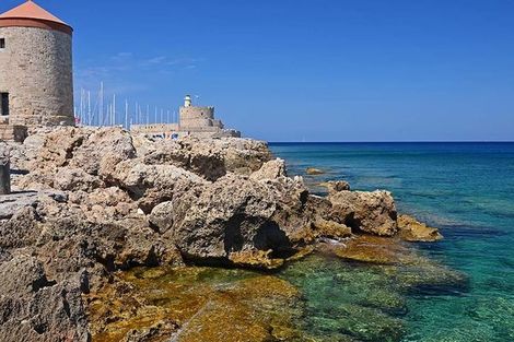 Grece-Rhodes, Circuit Périple depuis Rhodes 2 îles en 1 semaine - Rhodes et Symi en 4*