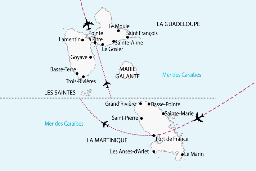 Circuit Les Antilles, la Caraïbe Française Martinique Promovacances