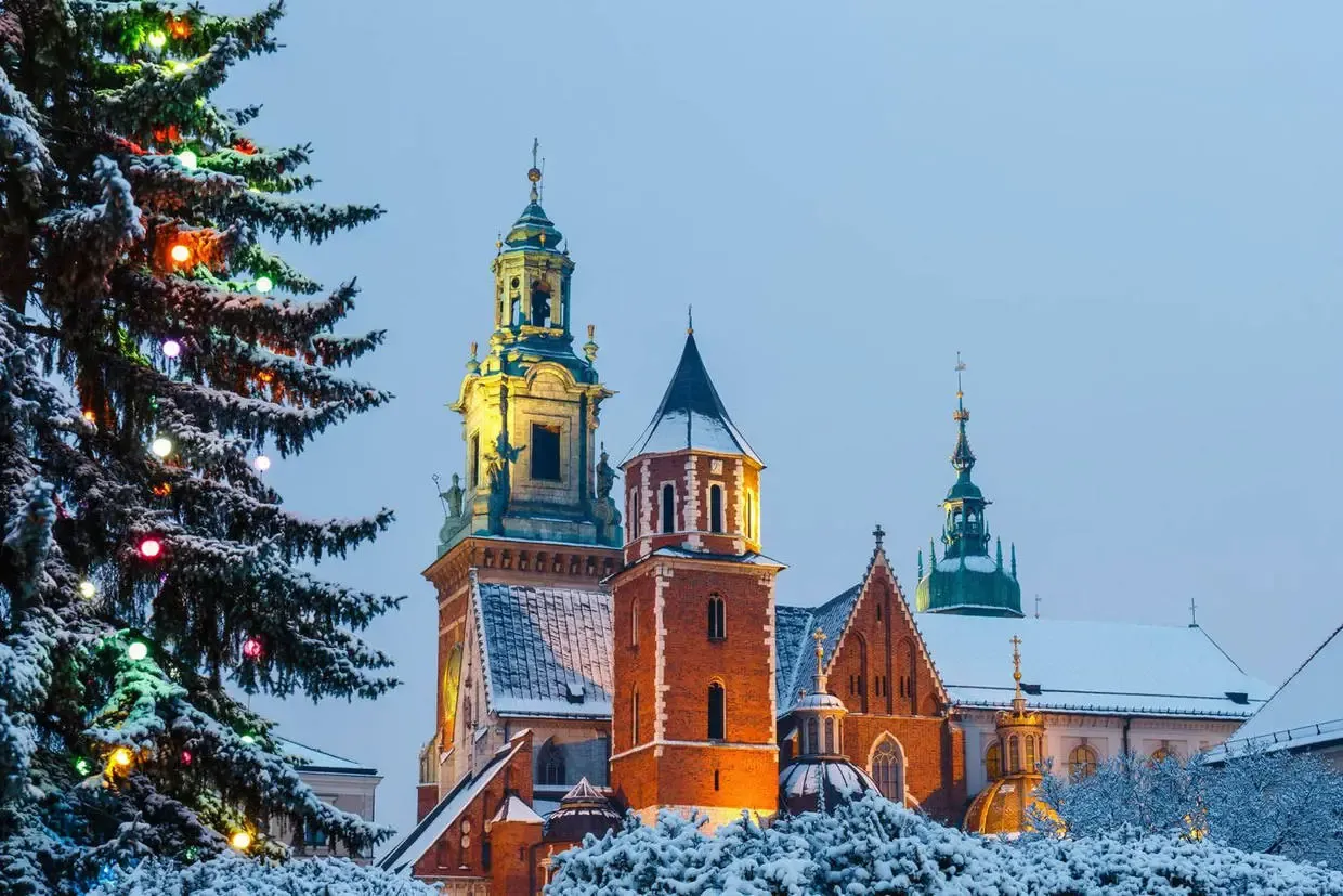 Pologne : Circuit Voyage en liberté, marché de Noël à Cracovie