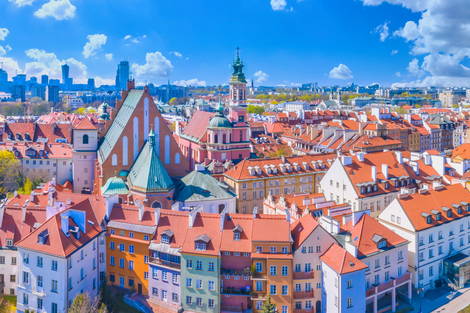 Pologne : Circuit Voyage en liberté, escapade en train de Varsovie à Cracovie