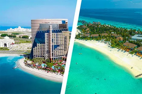 vol+hotel Combiné Abu Dhabi, hôtel Khalidiya Palace Rayhaan by Rotana 5* et séjour Maldives Framissima Saii Lagoon 5* Abu Dhabi Abu Dhabi