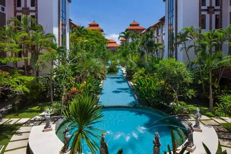 Bali-Denpasar, Combiné hôtels Balnéaire au Prime Plaza Hotel Sanur + The Ubud Village Hotel 4*