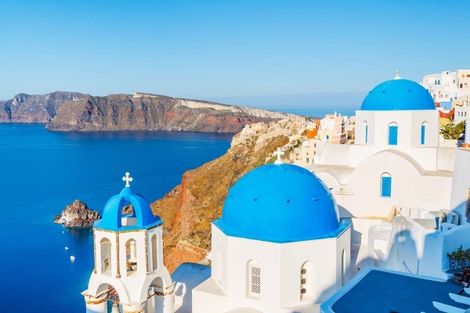 Grece-Santorin, Combiné hôtels Périple dans les Cyclades depuis Santorin - Naxos, Mykonos