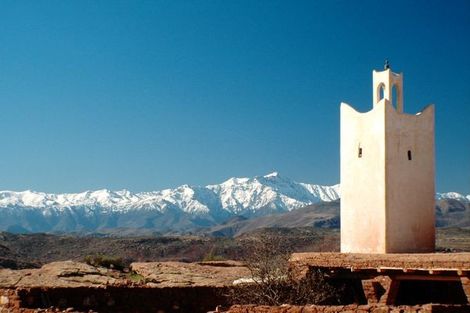 Maroc-Marrakech, Combiné circuit et hôtel FRAM Boucles Sahariennes en 4x4 et Framissima Les Idrissides 4*