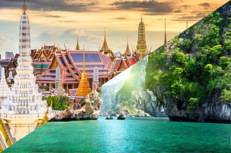 Thailande-Bangkok, Combiné hôtels - Court séjour Bangkok & Phuket à l'Andaman Seaview 4*