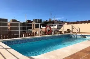 Espagne-Barcelone, Hôtel Hostal Vila Del Mar