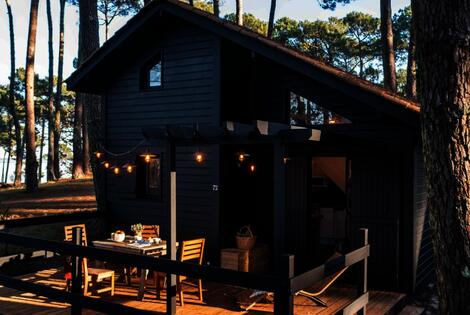 France : Camping Slow Village Biscarrosse Lac