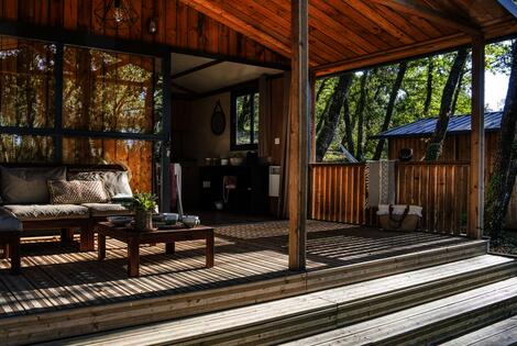 France : Camping Slow Village la Roque-sur-Cèze