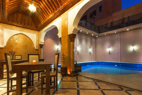 Maroc-Marrakech, Hôtel Marrakech House 3*