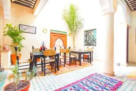 Maroc-Marrakech, Hôtel Riad Dar Benbrahim