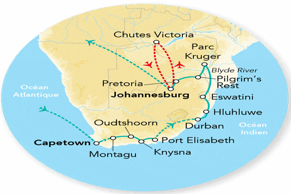 Circuit Merveilles d'Afrique du Sud le_cap Afrique Du Sud