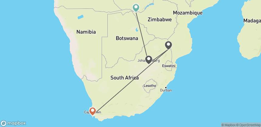 Circuit Essence d'Afrique du Sud et extension aux Chutes Victoria le_cap Afrique Du Sud