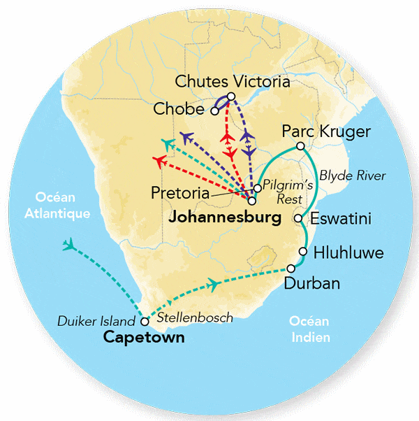 Circuit Splendeurs d'Afrique du Sud & Eswatini - Limité à 28 pers. le_cap Afrique Du Sud