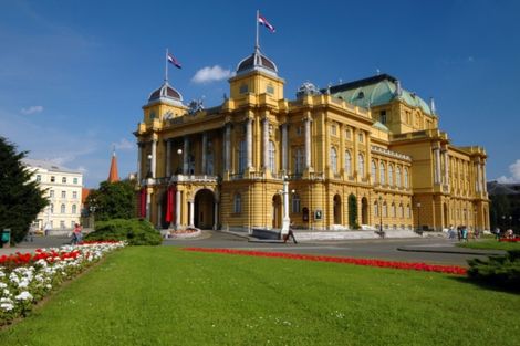 Le Théâtre national croate de Zagreb
