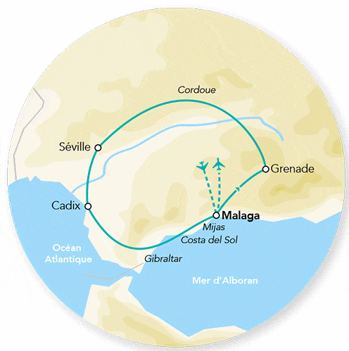 Circuit Splendeurs de l'Andalousie - Limité à 30 pers. malaga Andalousie