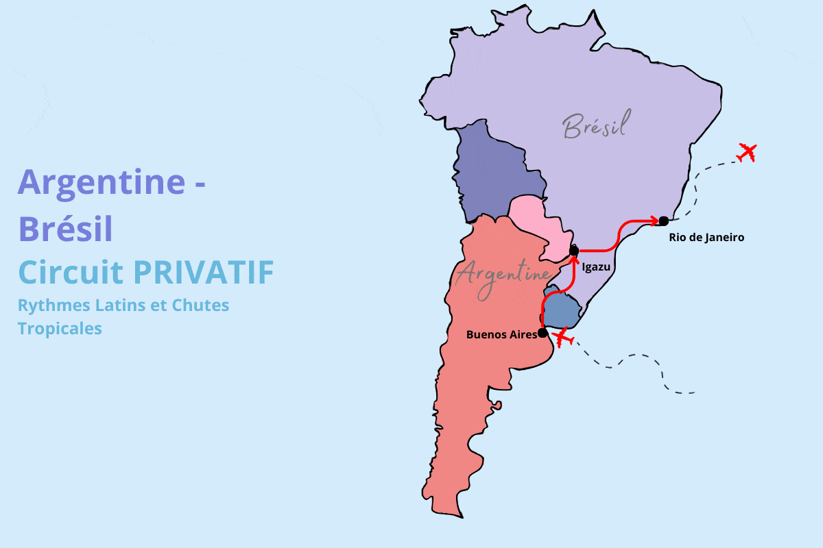 Circuit Privatif Rythmes Latins et Chutes Tropicales Buenos_aires Argentine