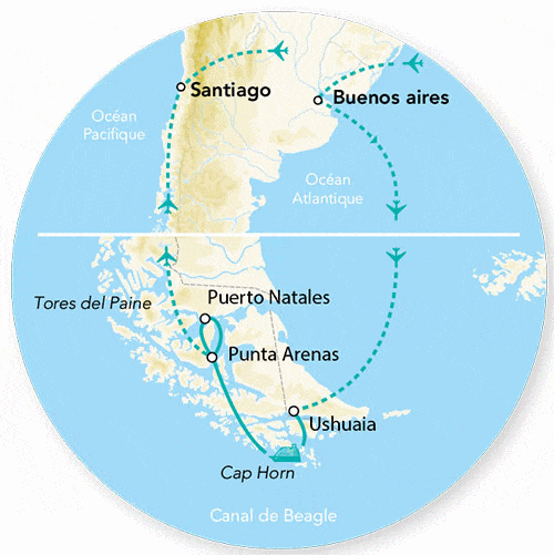 Circuit Merveilles de l'Argentine - Chili & Croisière Cap Horn - Limité à 14 pers. buenos_aires Argentine