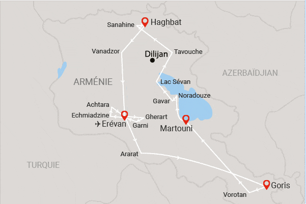 Circuit Merveilles d'Arménie yerevan Armenie