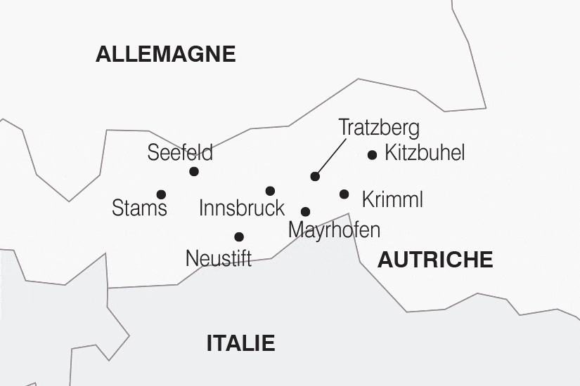 Circuit Le Tyrol et ses trains - Départ Sud innsbruck Autriche