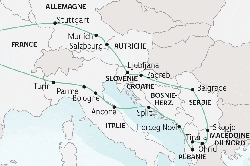 Circuit Le Grand Tour des Balkans tyrol Autriche