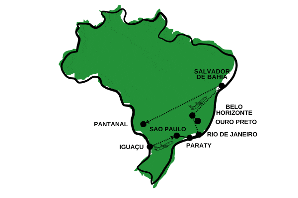 Circuit Baianas et Cariocas, Trésors du Brésil et Plaines du Pantanal foz_do_iguacu Bresil