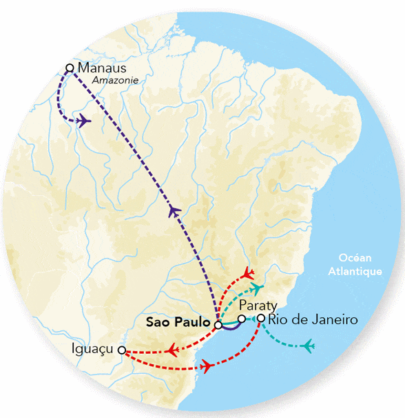 Circuit Séjour aux Chutes d'Iguaçu & Splendeurs du Brésil - Limité à 18 pers. foz_do_iguacu Bresil