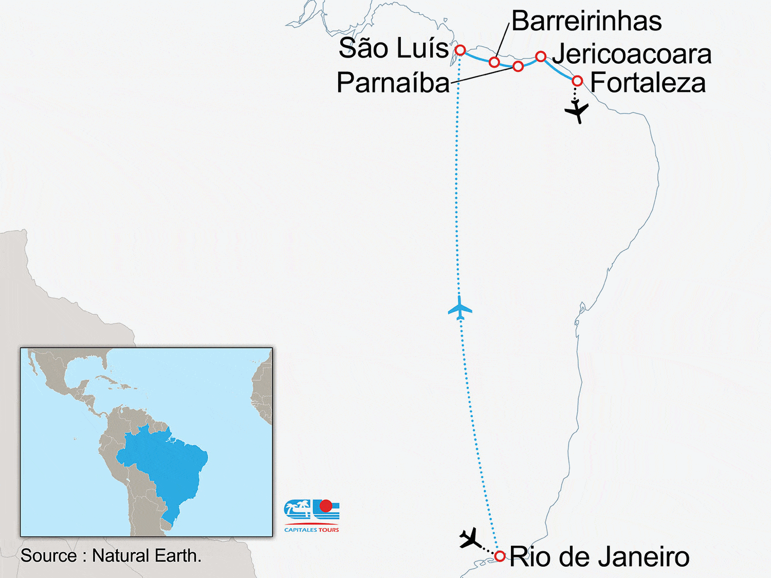 Circuit Brésil, entre dunes et lagunes rio Bresil