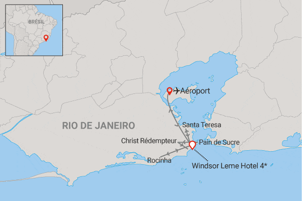 Circuit Rio Essentiels au Windsor Leme Copacabana (maximum 10 participants) rio Bresil