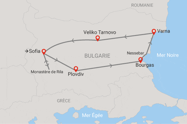 Autotour Routes de la Bulgarie classique en liberté (départ de Sofia) Sofia Bulgarie