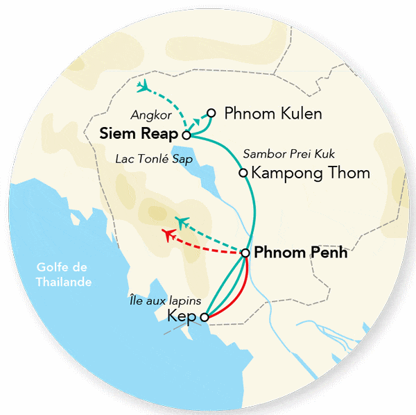 Circuit Immersion au Cambodge & Extension Kep - 2025 - en petit groupe siem_reap Cambodge