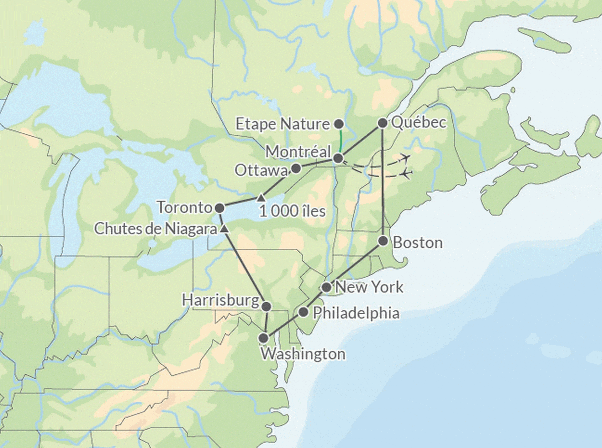 Autotour Du Québec à Manhattan - Explorateur montreal Canada