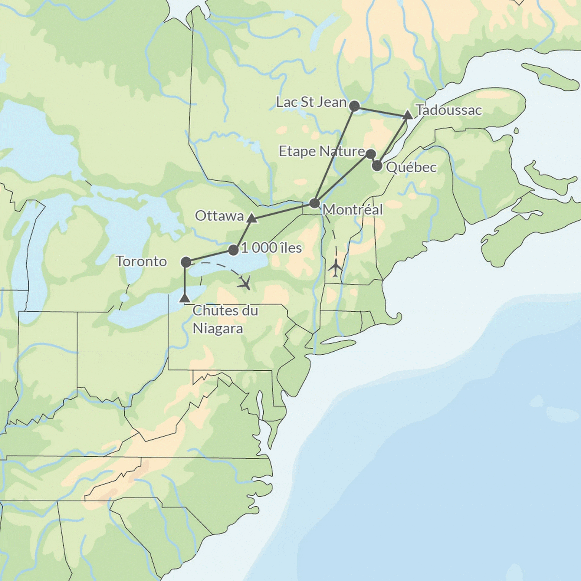 Circuit Beautés de l'Est Canadien 2026/27 toronto Canada