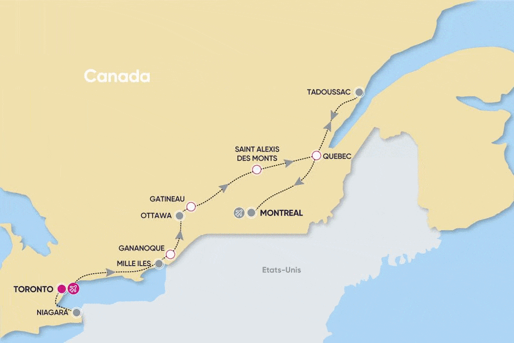Circuit L'Est Canadien Confidentiel toronto Canada