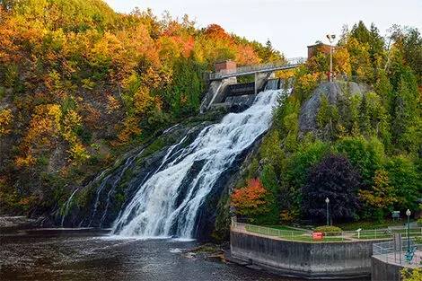 Parc des Chutes (Falls Park) in Riviere-du-Loup