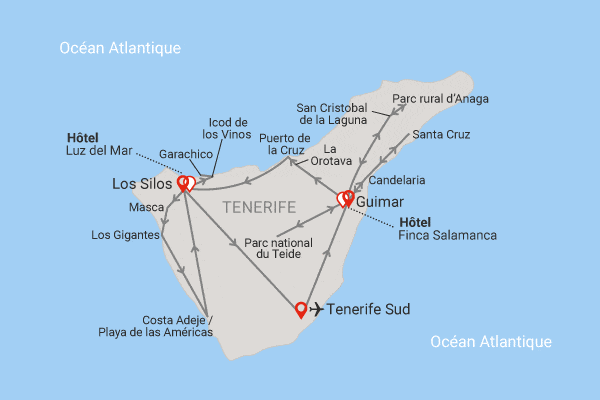 Autotour Sur les routes de Tenerife authentique tenerife Canaries