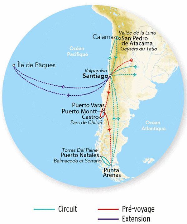 Circuit Séjour Chiloé & Merveilles du Chili - 2026 santiago Chili