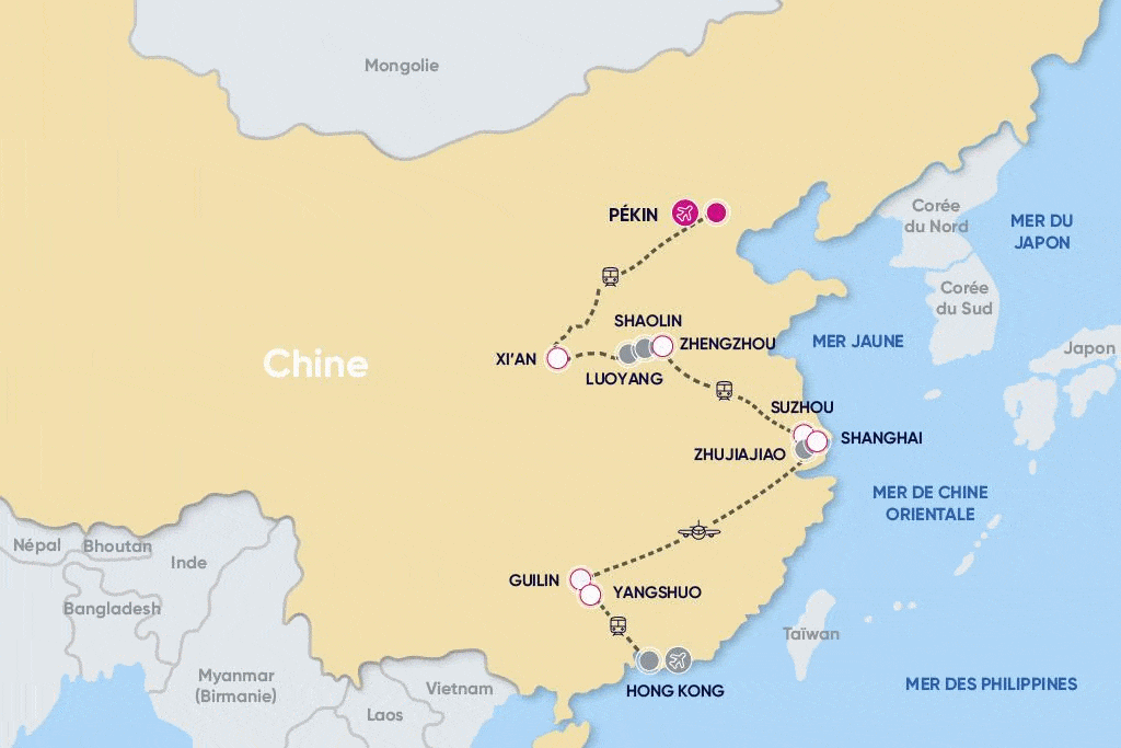Circuit Les connaisseurs : Chine de la Grande Muraille aux Karsts de Guilin jusqu'à la vibrante Hong Kong pekin Chine