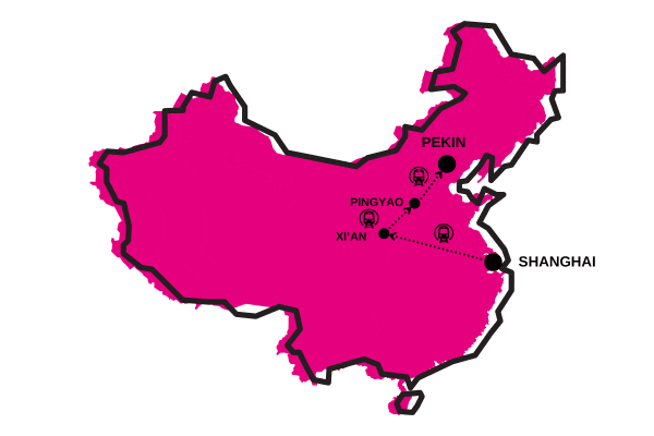 Circuit Cités Impériales en Liberté shanghai Chine